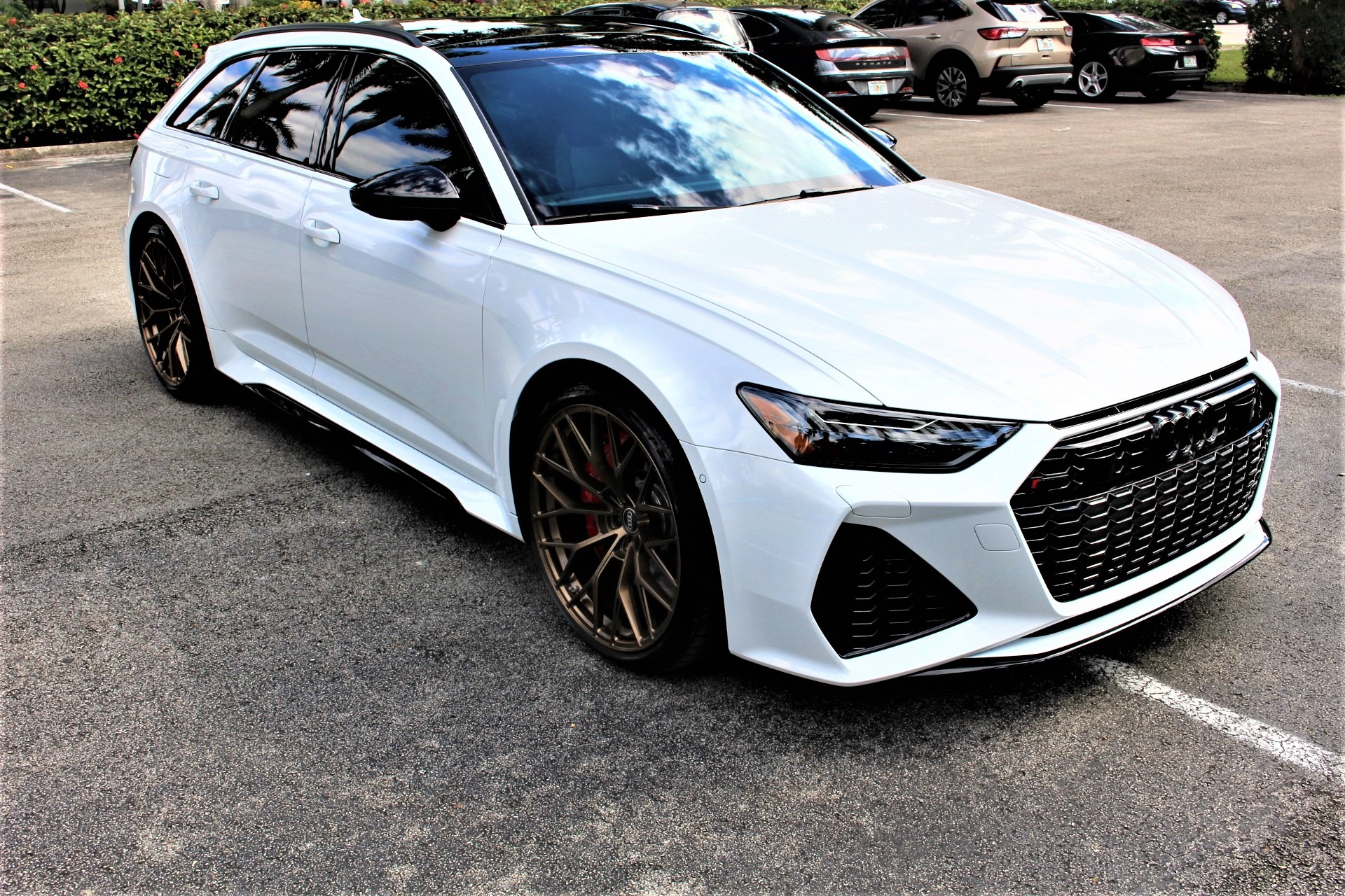 Used 2021 Audi RS 6 Avant 4.0T quattro Avant for sale Sold at The Gables Sports Cars in Miami FL 33146 3