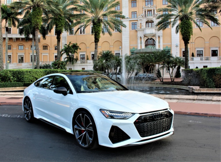 Used 2021 Audi RS 7 4.0T quattro for sale $142,850 at The Gables Sports Cars in Miami FL