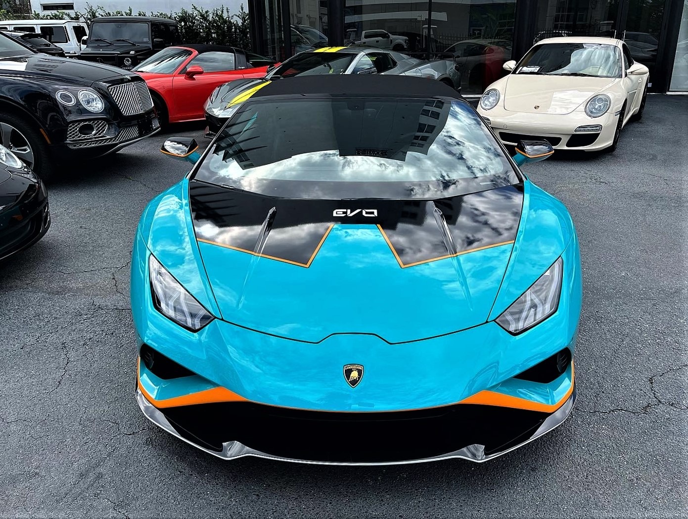 Used 2021 Lamborghini Huracan LP 610-4 EVO Spyder for sale Call for price at The Gables Sports Cars in Miami FL 33146 2
