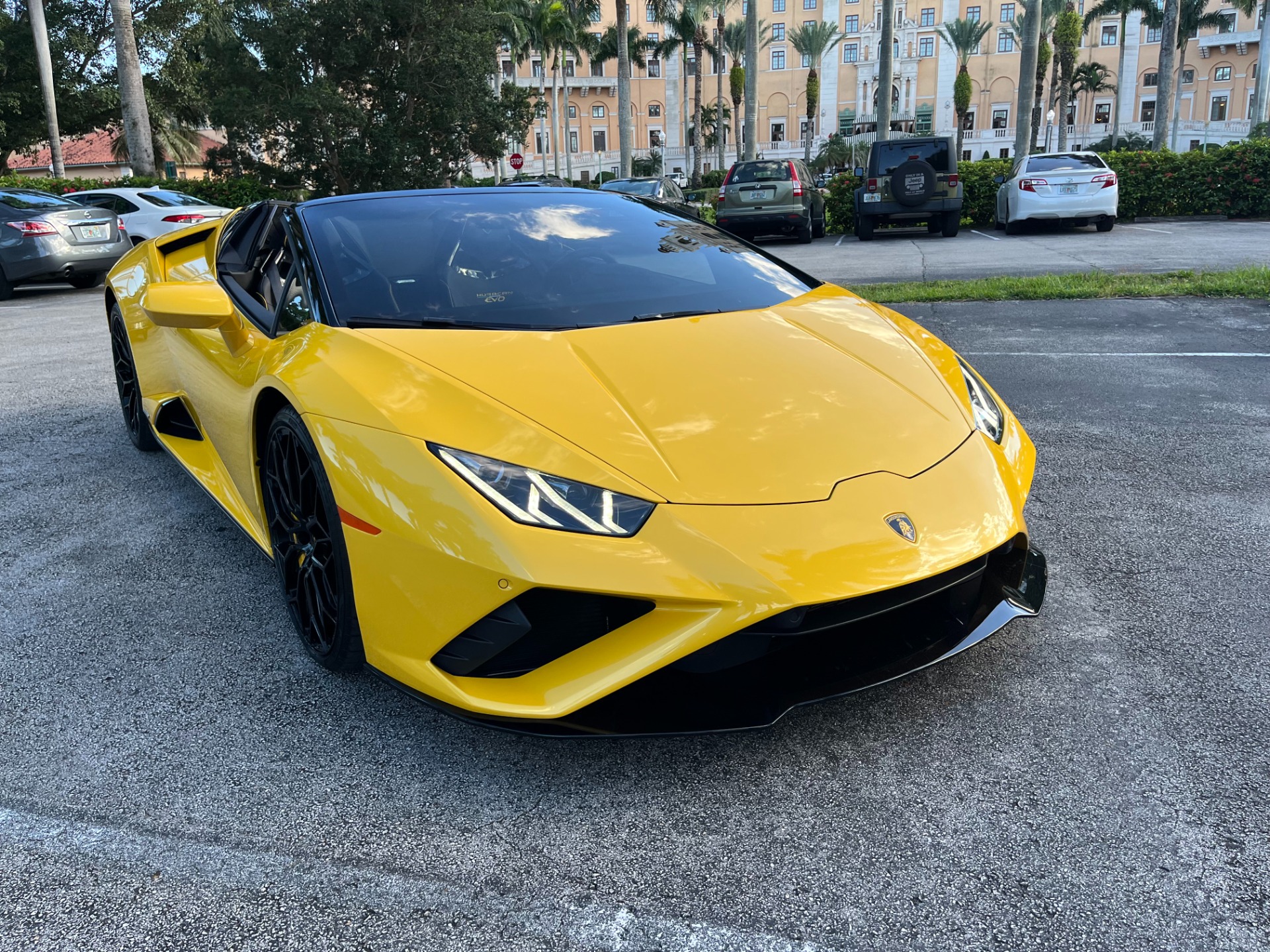 Used 2022 Lamborghini Huracan LP 610-4 EVO Spyder for sale Sold at The Gables Sports Cars in Miami FL 33146 2