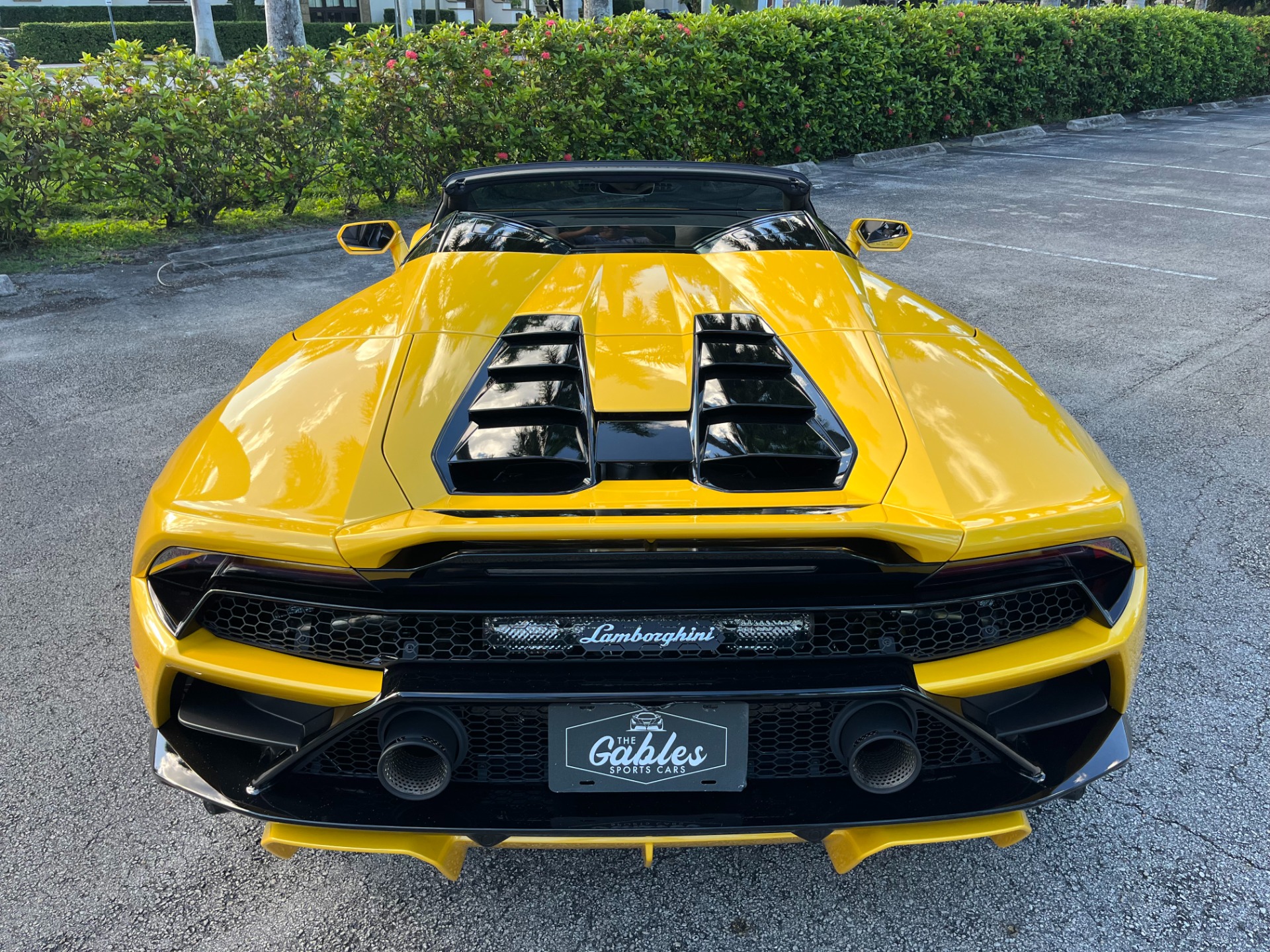 Used 2022 Lamborghini Huracan LP 610-4 EVO Spyder for sale Sold at The Gables Sports Cars in Miami FL 33146 3