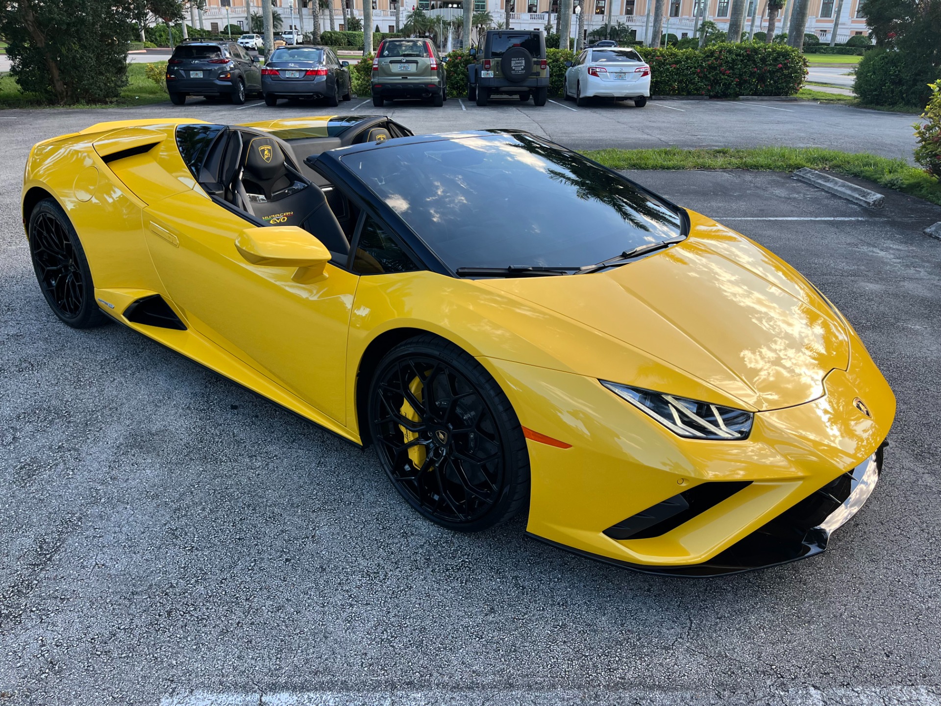 Used 2022 Lamborghini Huracan LP 610-4 EVO Spyder for sale Sold at The Gables Sports Cars in Miami FL 33146 4